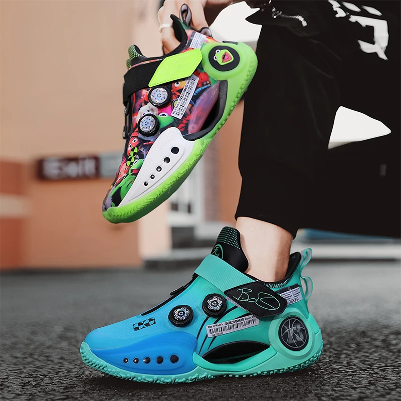 Баскетбольная обувь KuBang имеют фрикционные кроссовки настоящая