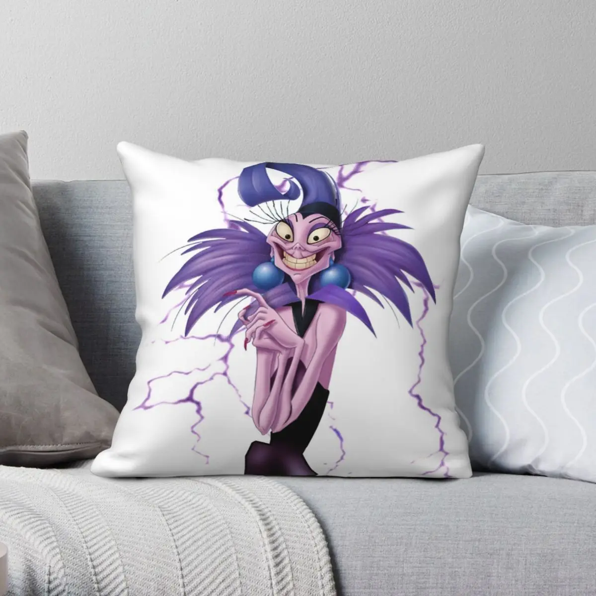

Yzma квадратный чехол для подушки из полиэстера и льна, бархатный декоративный чехол для подушки на молнии, чехол для подушки, наволочка для к...