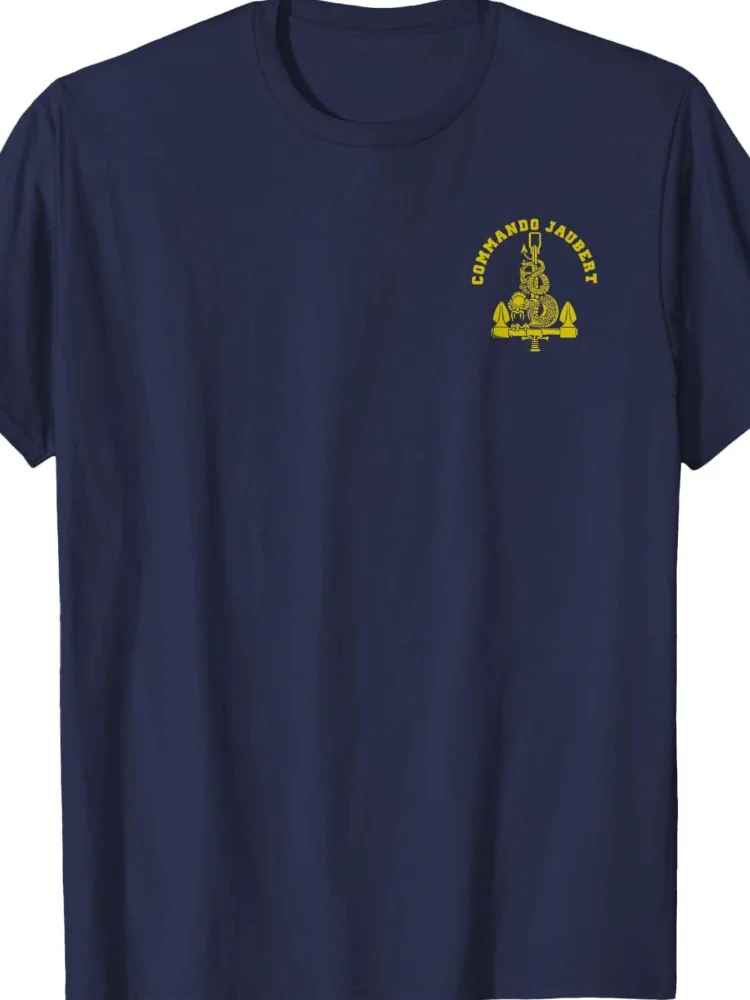 Футболка French Combat Diver Frogmen Commando Jaubert с коротким рукавом повседневная рубашка из 100%