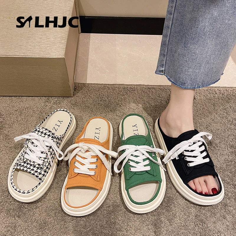 Женские сандалии с открытым носком SLHJC | Обувь