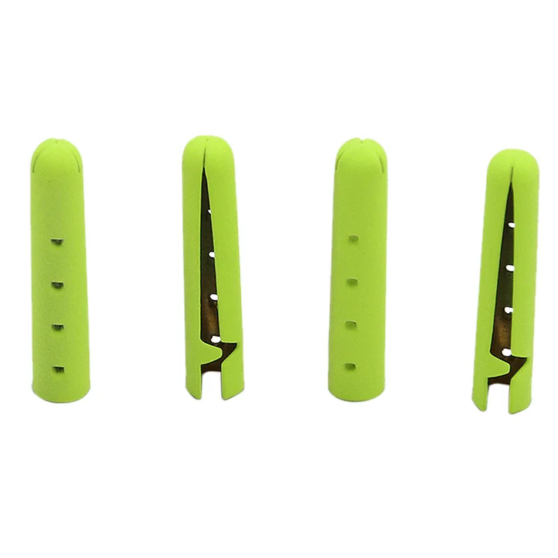 Weiou New 4pcs 1 Set 4x23mm Luxury Painting Neon Yellow Orange Tips Matt Metal Aglets FOR Shoelaces DIY Sneaker Kits Bullet Head