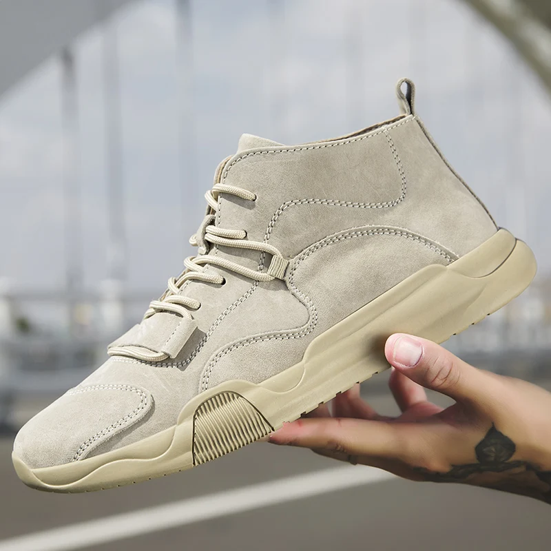 

Мужские высокие кроссовки, плюшевая теплая обувь, броги, Повседневная Уличная обувь, Ретро стиль, зимние ботинки