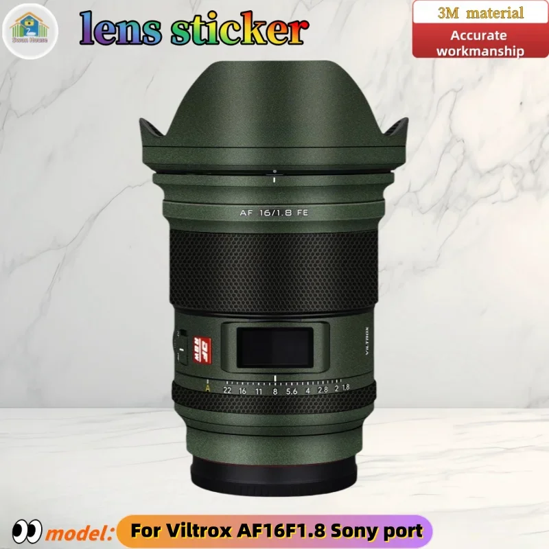 Для Viltrox AF16mmF1.8 порт Sony наклейка на объектив камеры кожа сделай сам износостойкая