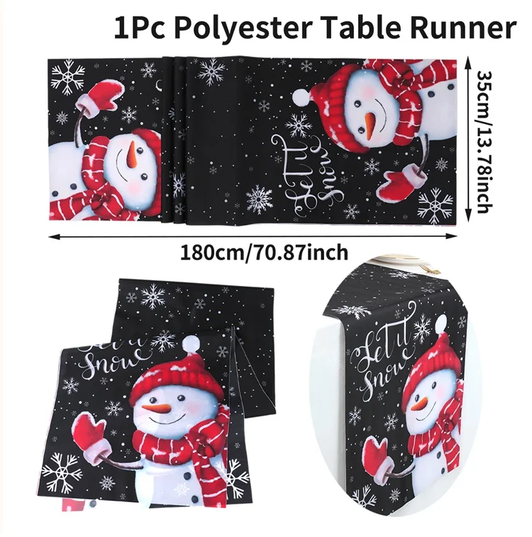 

Рождественская настольная дорожка, Счастливого Рождества, украшение для дома, декор для рождества, 2024, Новогоднее украшение, новый год 2025