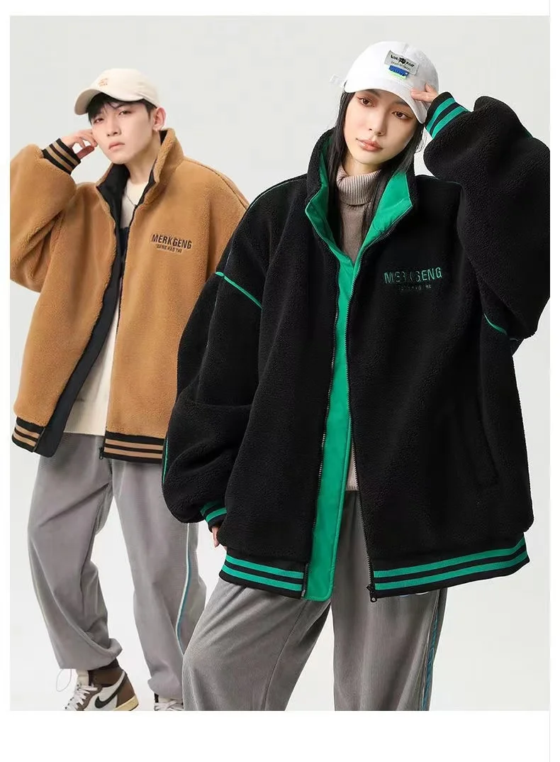 2022 New Menswear Korean Cotton Coat Winter Cashmere Thickened Cashmere Male Top Versatile For Men Women Fashion Warm Clothing