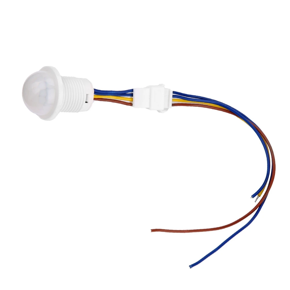 Фото Автоматический инфракрасный датчик движения Mr HW06A LED, выключатель с управлением, 1-40 Вт, 35*25 мм №3