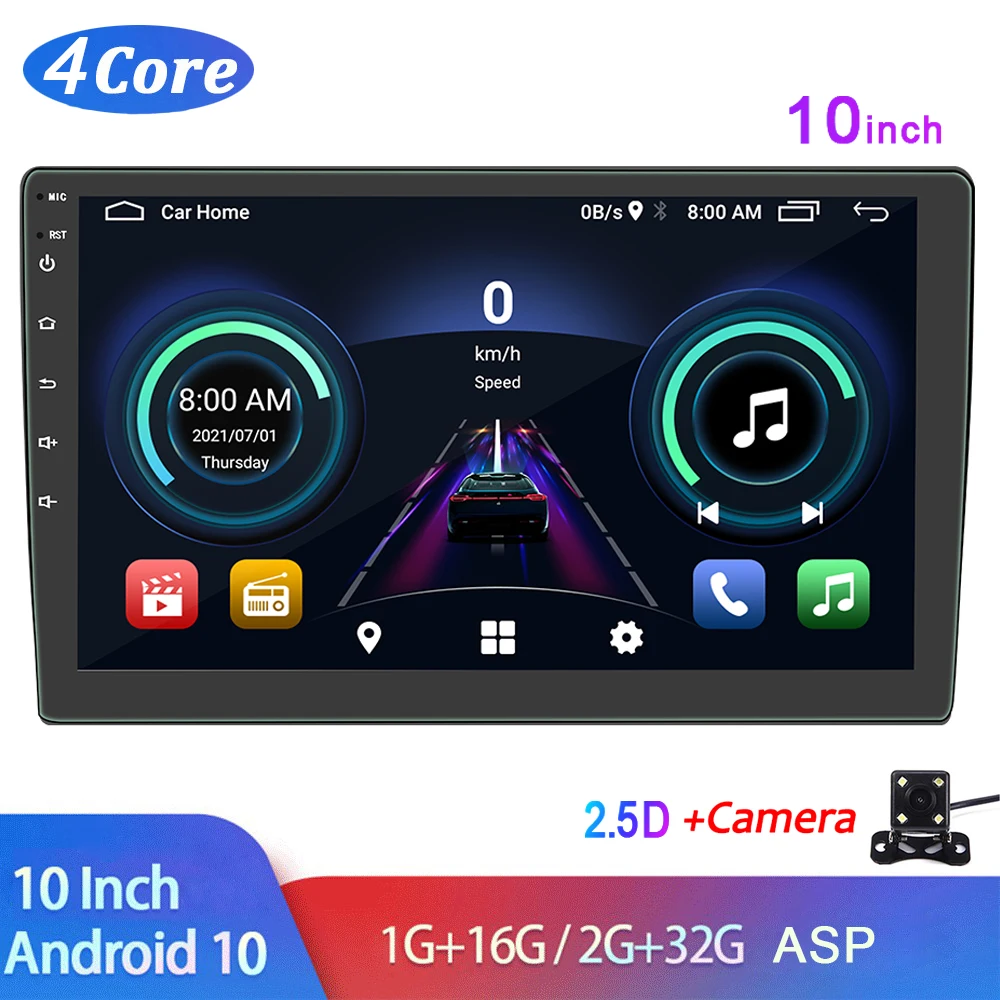 

2G 32G Car Radio GPS 2 din Android 10.0 Auto Carplay Universal 9"10" For Volkswagen Nissan Hyundai Toyota Multimedia Player