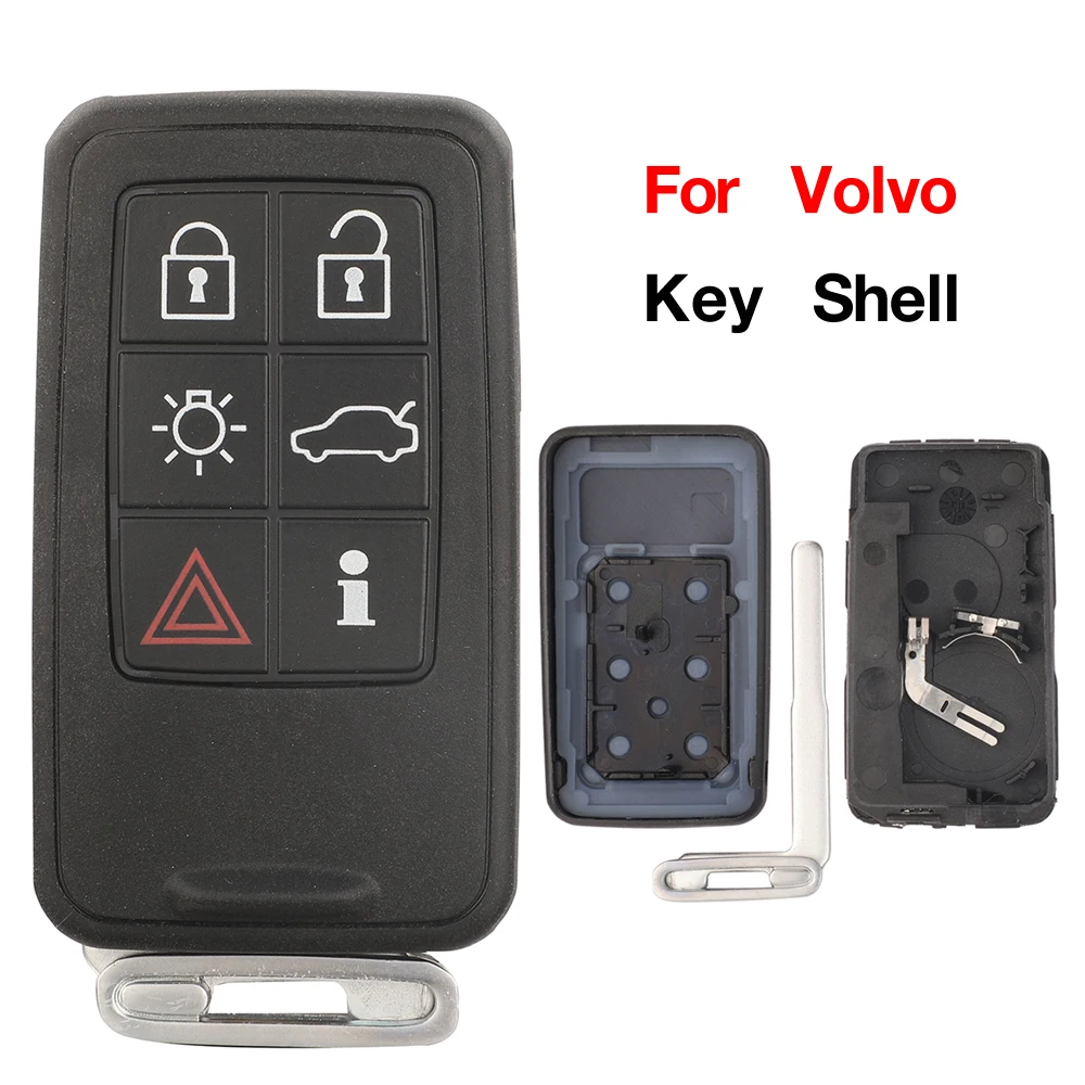 

Jingyuqin Умный Автомобильный Корпус Дистанционного Ключа 5/6 Кнопок Для Volvo S60 V60 S80 XC70 XC60 V70 2008-2017 Автомобиль...