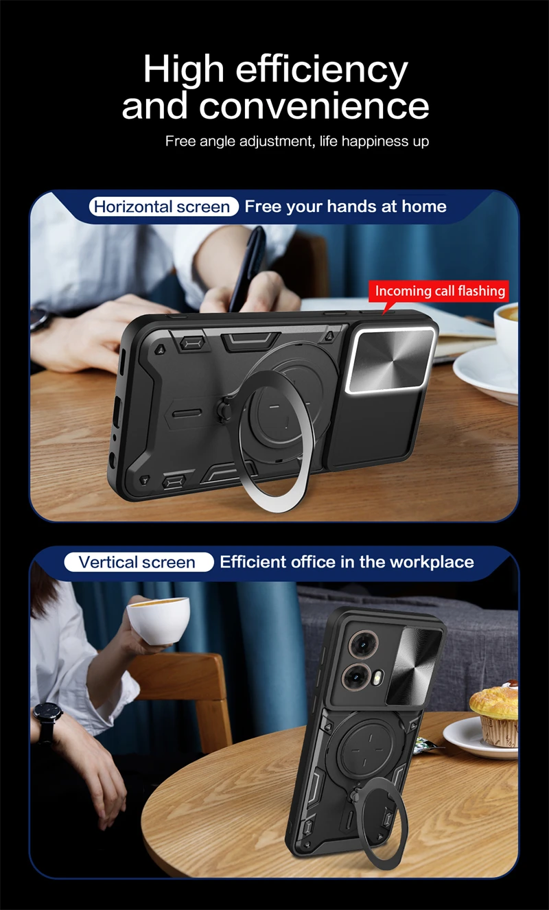 Магнитное кольцо подставка держатель броня чехол для Motorola Moto G85 G75 G55 G35 5G слайд