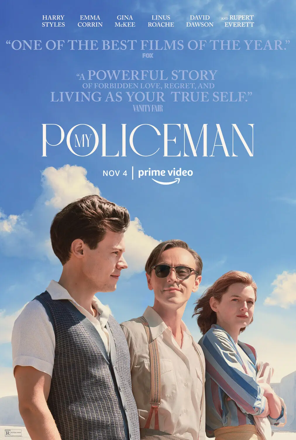 

Шёлковый плакат с мотивом фильма «Мой полицейский», 24x36 дюймов