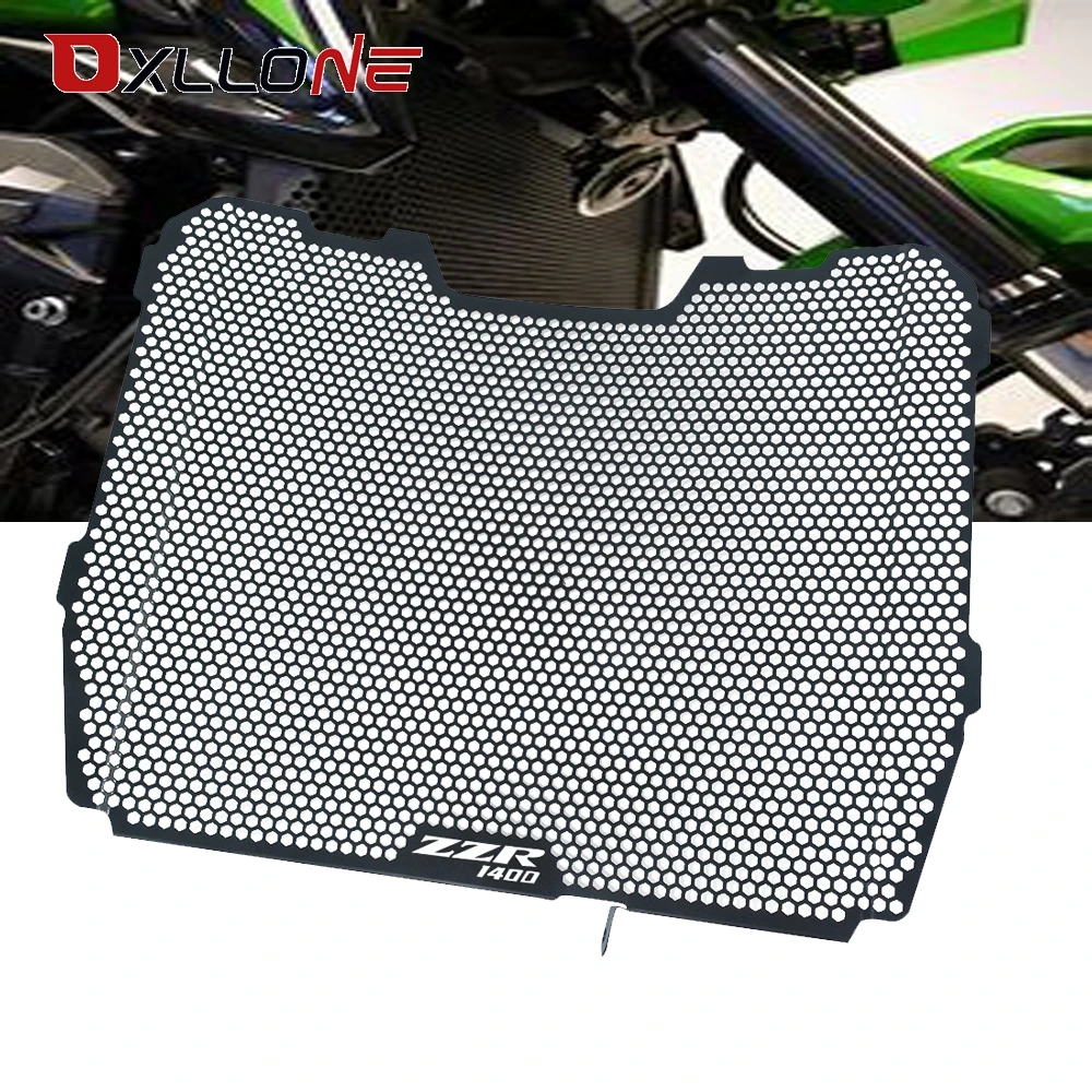 

Защита радиатора для Kawasaki ZZR1400, 2014, 2015, 2016, 2017, 2018, 2019, 2020, аксессуары для мотоциклов, решетка радиатора, Защитная крышка с логотипом