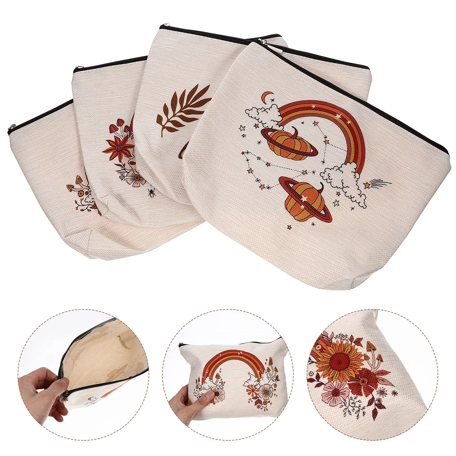 

Makeup Bags Bag Travelcosmetics Pouchesorganizer Toiletrypouch Accesssories Purse Case Accessories Small Portable Zipper Storage