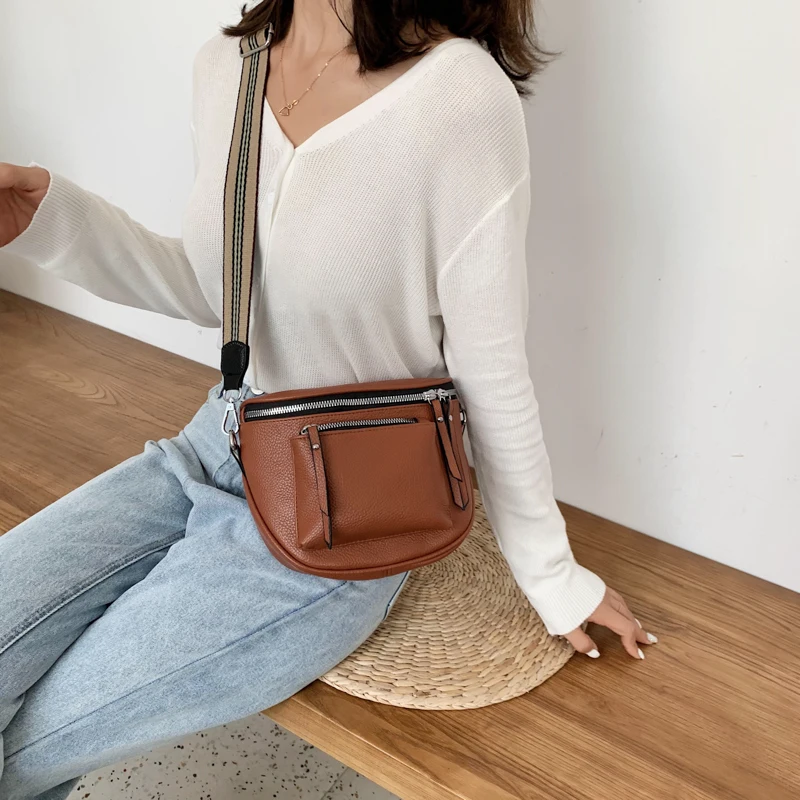 Handbags for Women 2022 Designer Luxury PU Leather Soft Messenger Bags Wide Shoulder Strap Bolsas Femininas Tendencia 2022