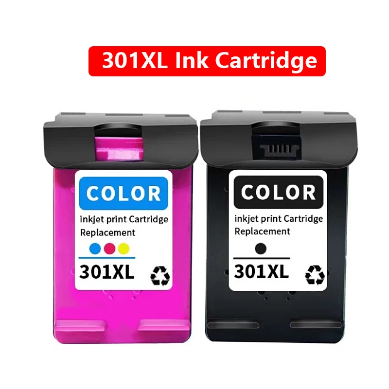 Фото Совместимый чернильный картридж 301XL для принтеров HP301 HP 301 XL DeskJet Envy Officejet 2510 2540 3050 1000 1050 1510 2050 №1