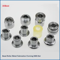 bead roller metal fabrication forming dies set with 9 steel dies1 polyurethane lower wheel