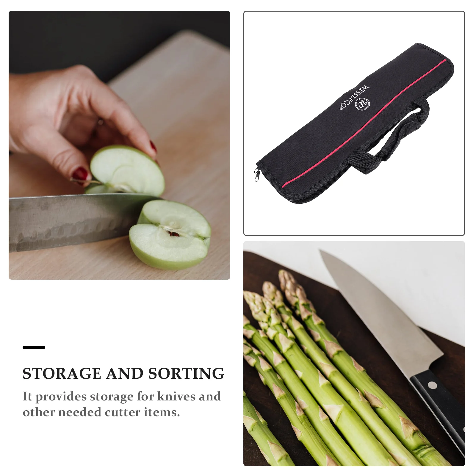 Бытовой набор инструментов для дома органайзер ножей сумка хранения столового