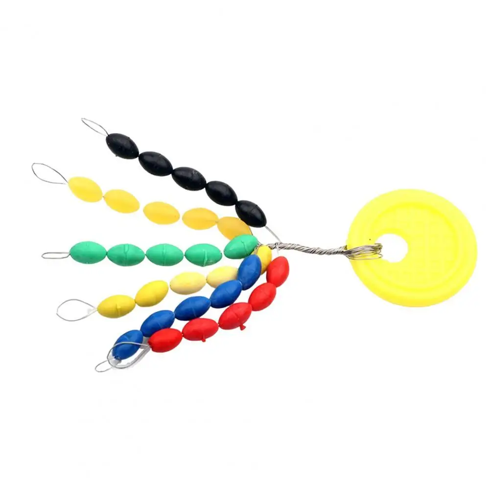 

Quality Rubber Anti-scratch Olive Shape Fishing Space Beans Fishing Supplies Fish Float Stoppers Fishing Space Beans