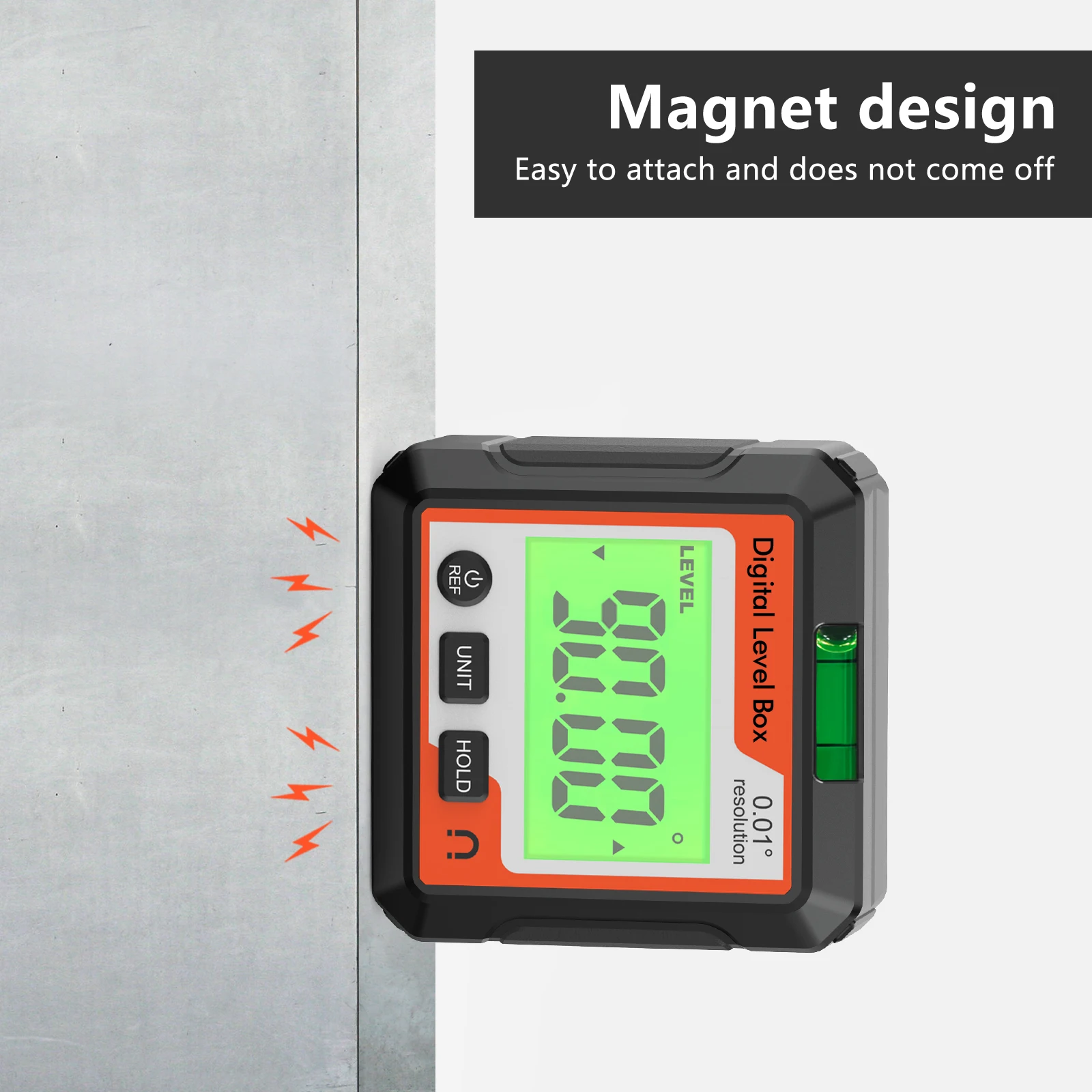 Цифровой электронный уровень и угломер магнитное основание ЖК-дисплей подсветка