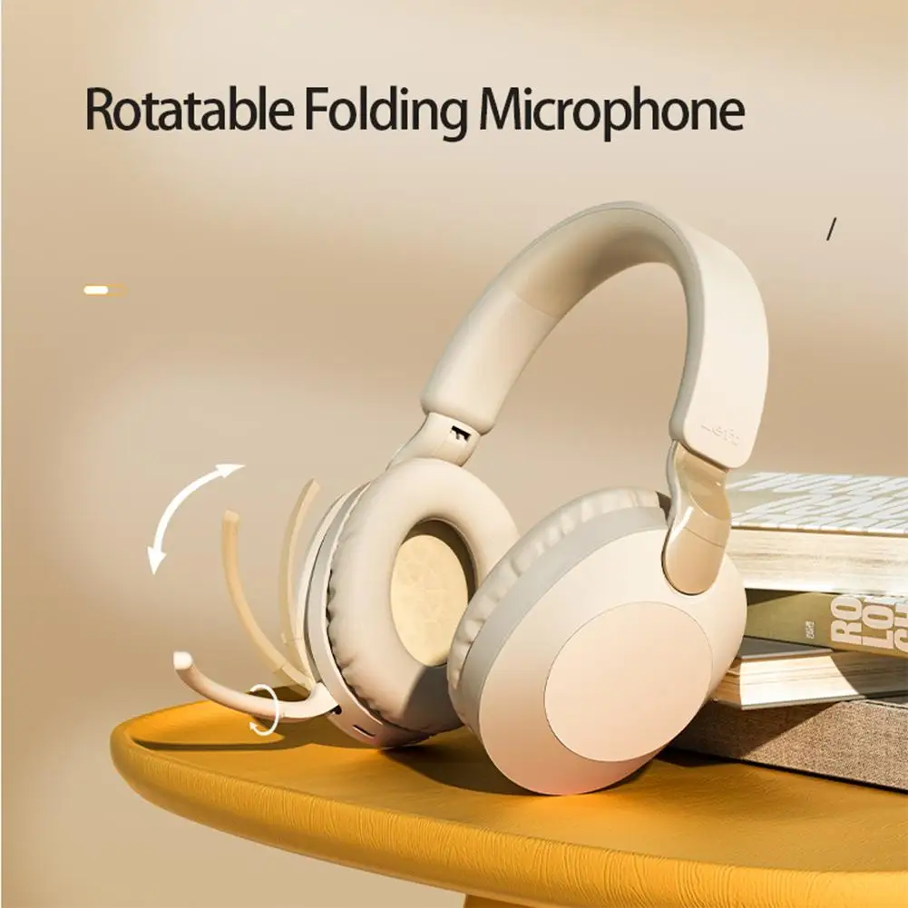 

Wireless Headphone Bass Stereo Music Bluetooth Headset Can Be Rotated Folded With Microphone Game Headset for PC Mobile Phone