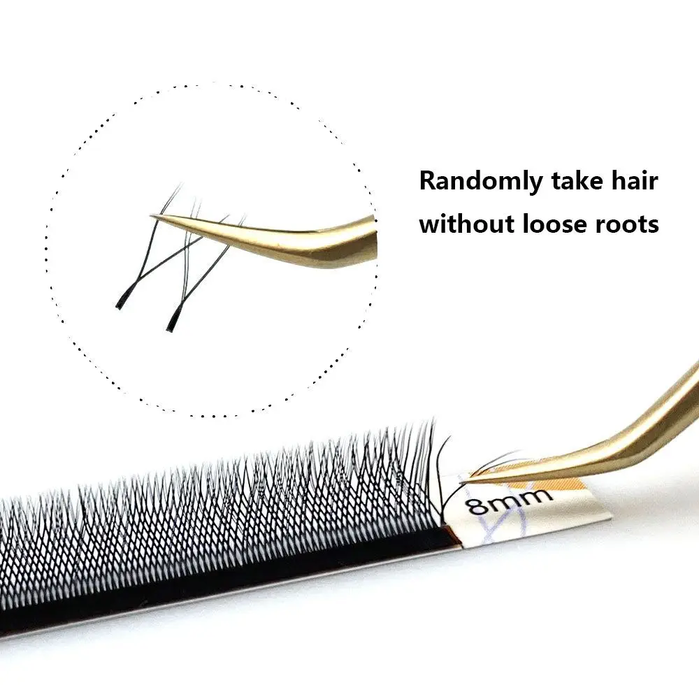 

Beauty Soft Thick Handmade Cross Black YY Type Eye Lashes Extension False Eyelashes