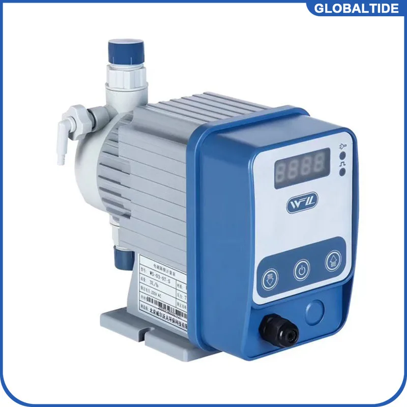 Регулируемый кислотный насос для химикатов хлора 0-70 л/ч, электронный дозирующий насос для бассейна