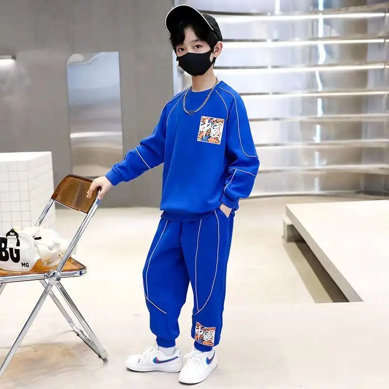 

Спортивный костюм с капюшоном для мальчиков, на Возраст 4-14 лет