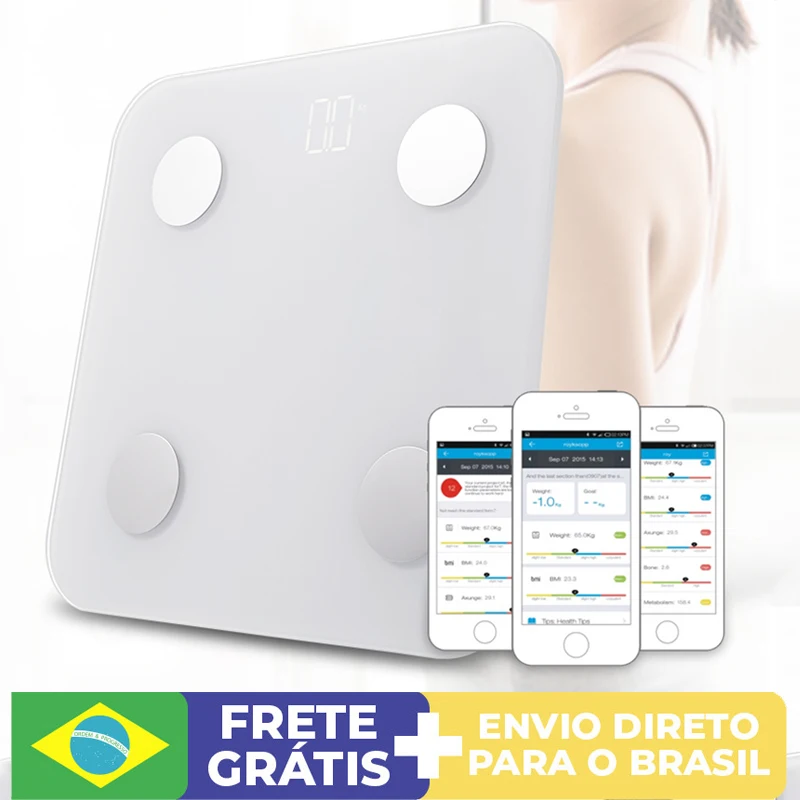 

Body Fat Scale Smart Wireless Digital Bathroom Weight Scale Body Composition Analyzer With Smartphone App Bluetooth-compatible