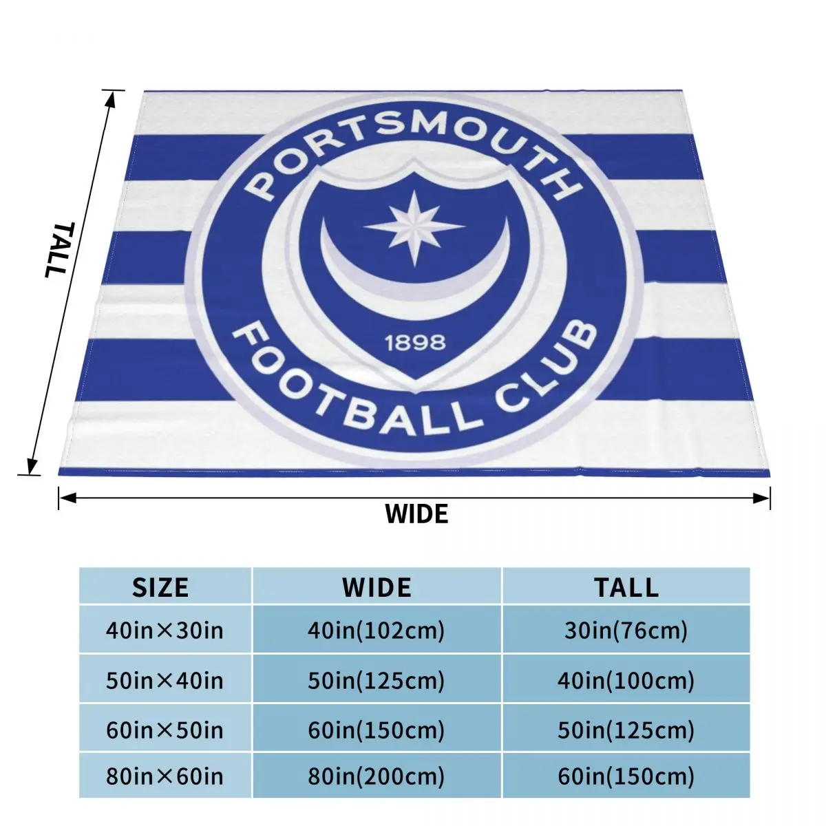 Портативная футболка FC/различные другие запоминания дизайна. Одеяло покрывало
