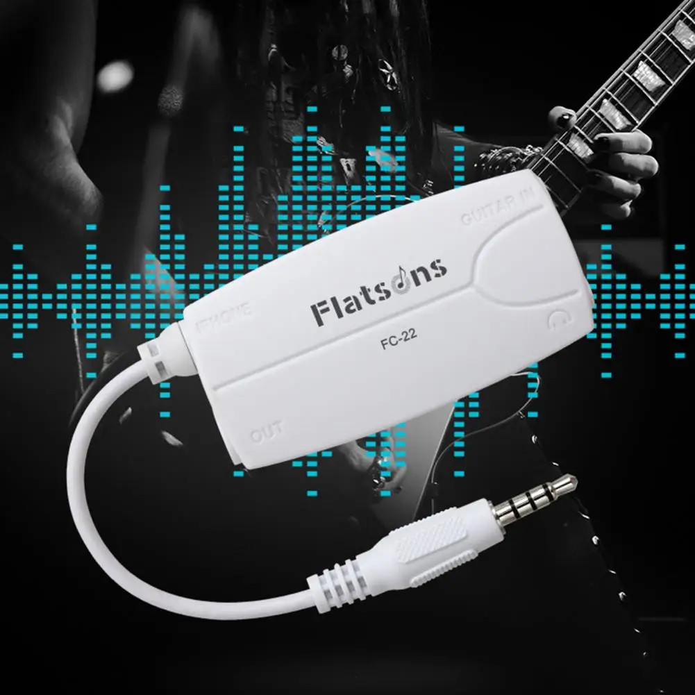 

3.5mm Jack Phone Tablet Connection Bass Connector for Flatsons Guitar Converter Input/Output Stereo Electric Guitar Effector