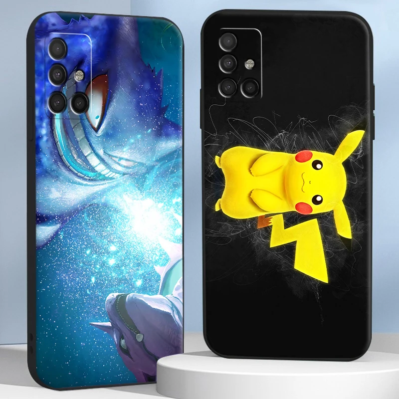 

Japan Anime Pokémon Phone Cases For Samsung A51 5G A31 A72 A21S A52 A71 A42 5G A20 A21 A22 4G A22 5G A20 A32 5G A11