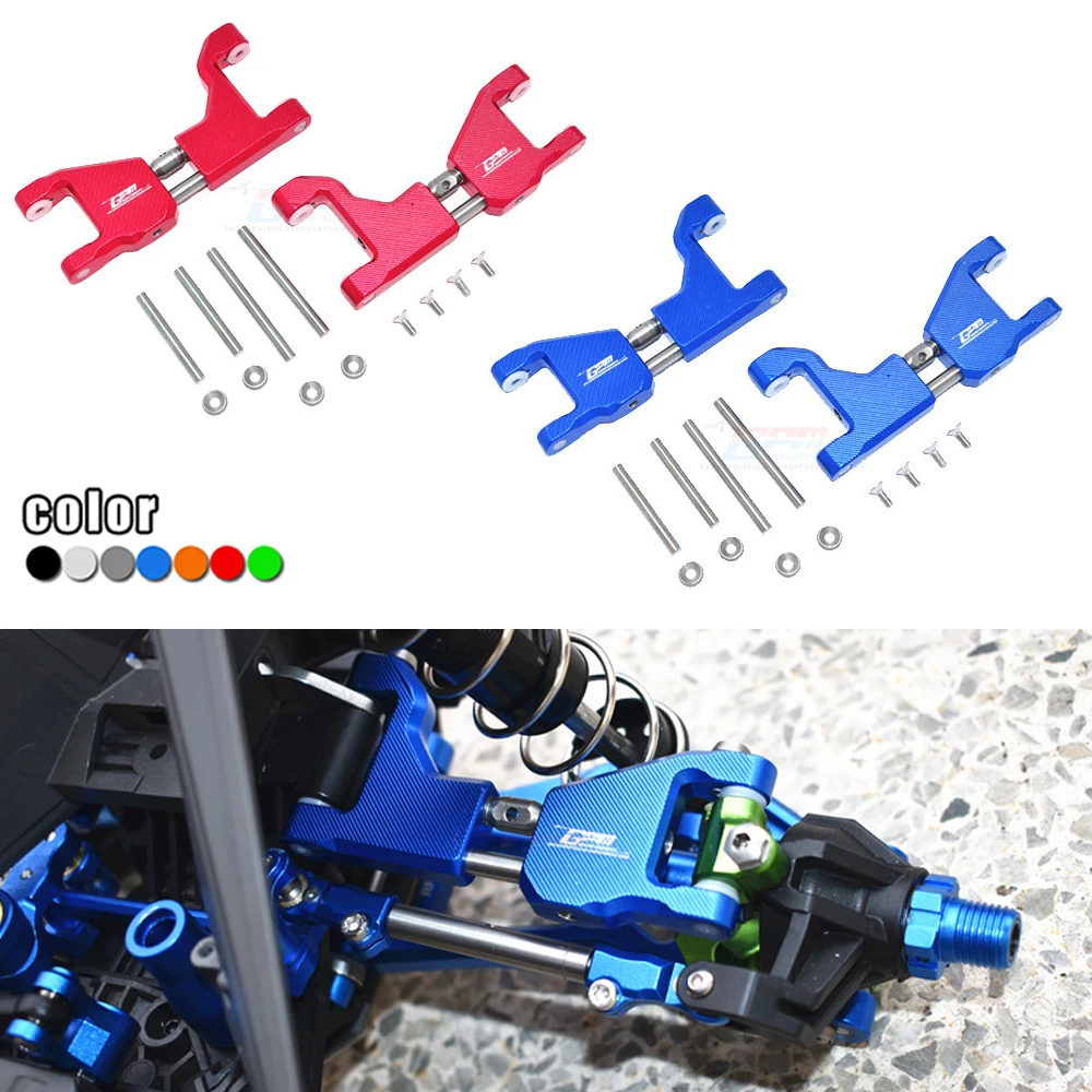 

GPM TRAXXAS 1/10 MAXX 4S 89076-4 монстр-Трак металлический алюминиевый сплав передний и задний Универсальный Верхний поворотный рычаг верхний А-образный...