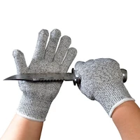 1pair anti cutting protection labor protection anti cutting gloves grade 5 wear resistance kitchen gardening garden fishing