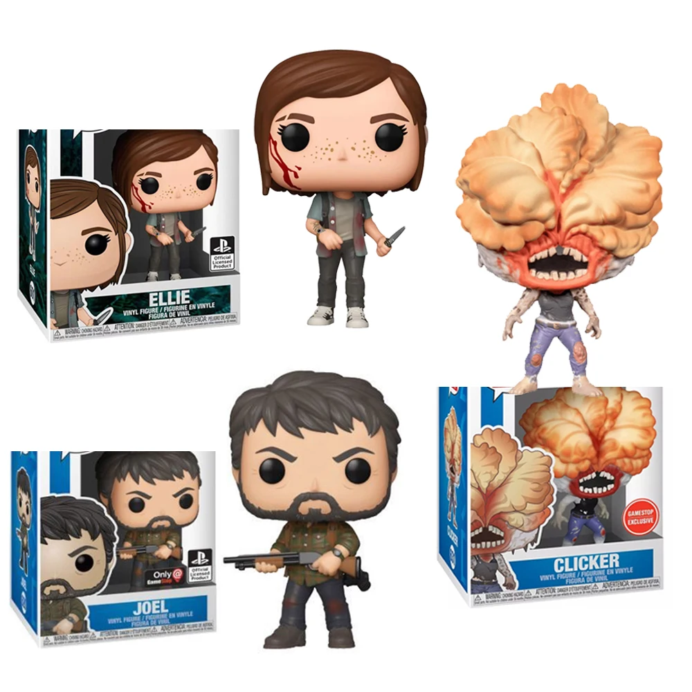 Funko pop The Last of Us Joel # Кликер 620 # 631 ELLIE # Виниловая фигурка 601, модель куклы, игрушки (art.: 3920ceecb6be7) - 3920ceecb6be7