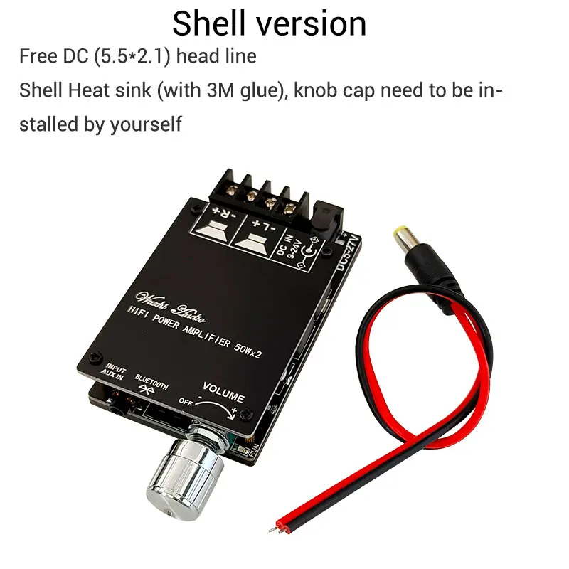 ZK-502C HIFI стерео Bluetooth 5 0 TPA3116 плата цифрового усилителя мощности TPA3116D2 50WX2 усилитель