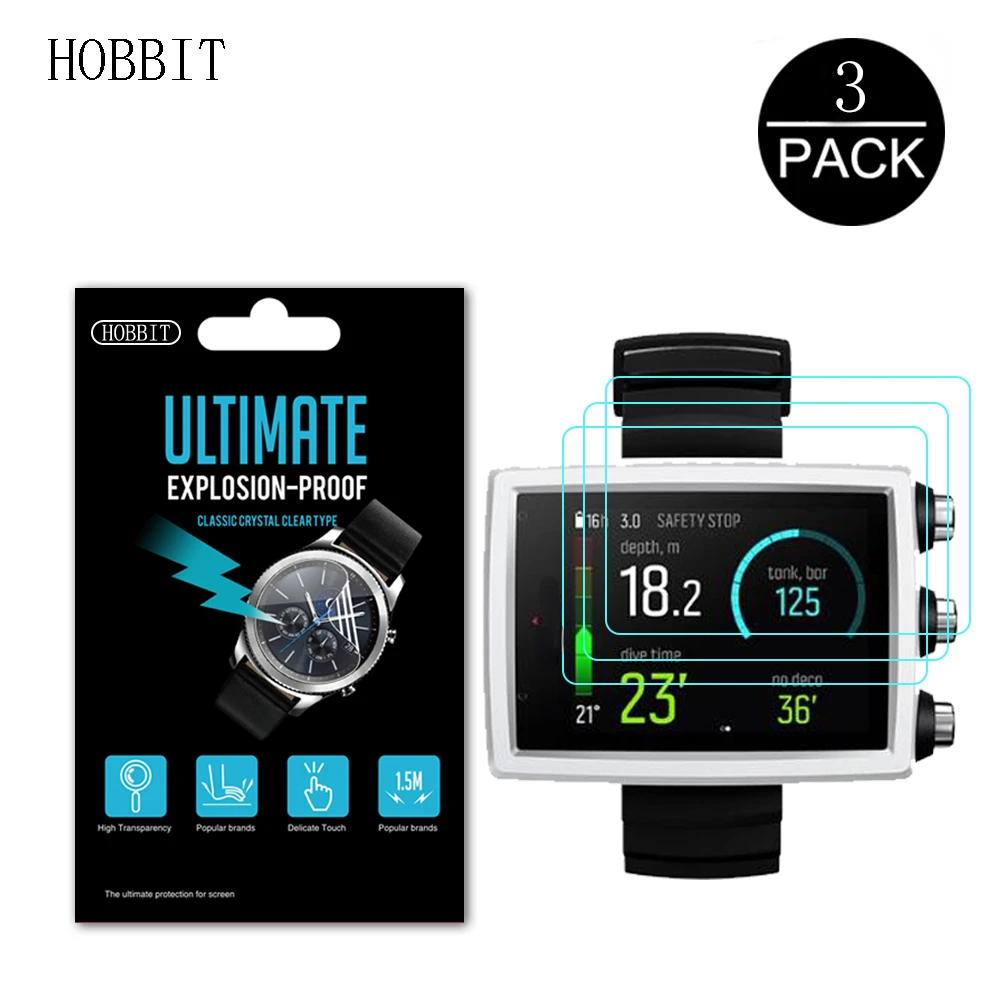 

3Pack HD Clear LCD Nano Explosion-proof Screen Protector For SUUNTO EON CORE Diving Watch Anti-shock Film For SUUNTO EON STEEL
