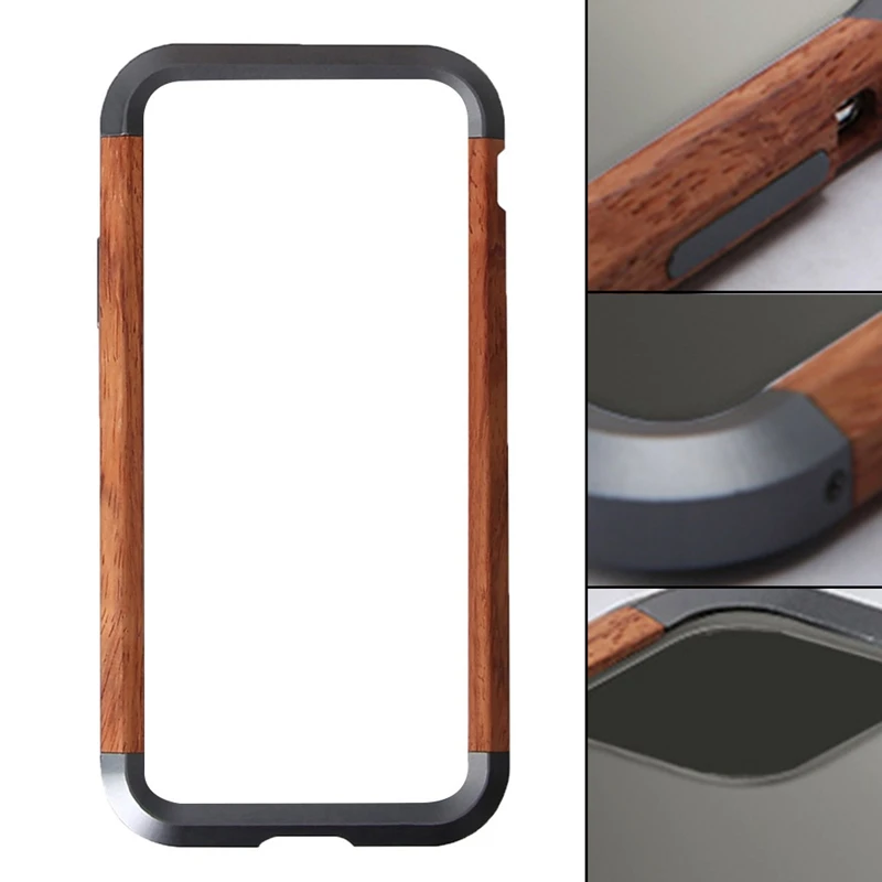 

Wooden Frame Mobile Phone Case, Mobile Phone Bumper Protective Case For Iphone12