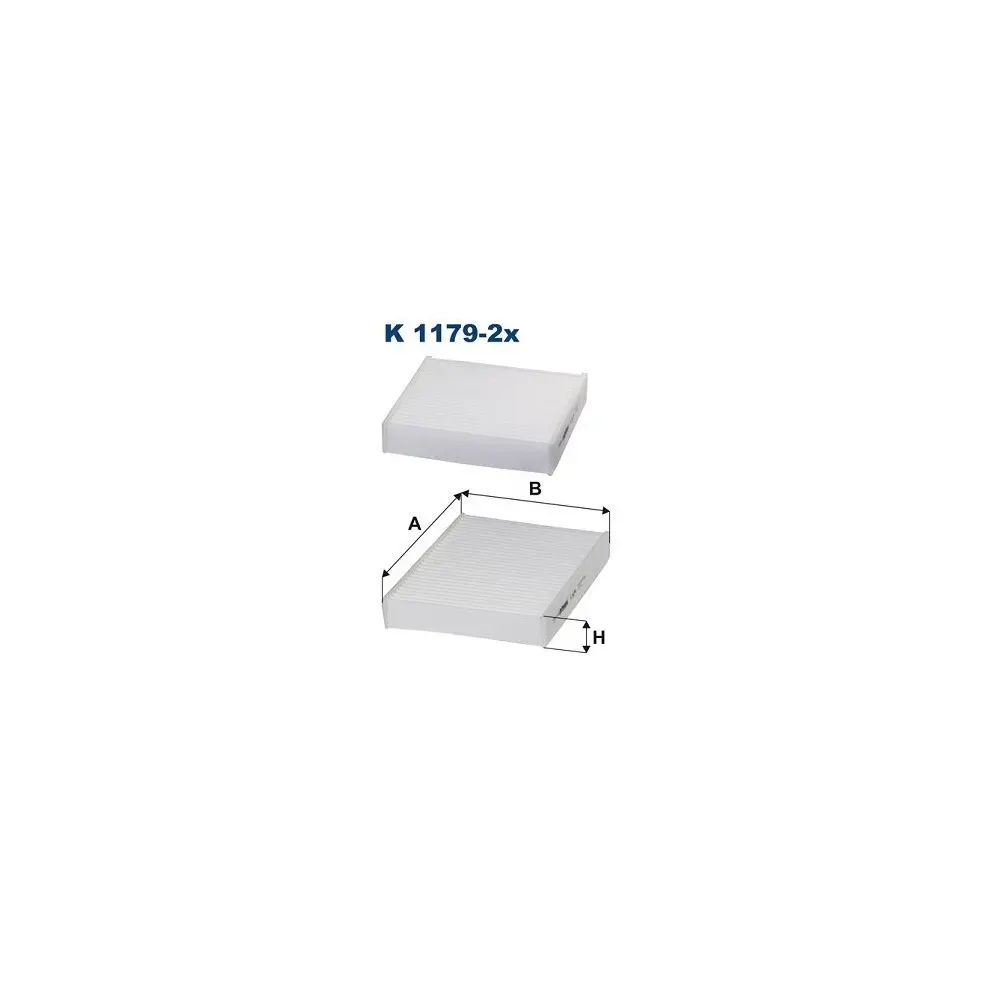 FILTRON Фильтр салона (к-т 2шт.) CITROEN C3 II DS3 Peugeot 207 Citroën (K11792X) | Автомобили и мотоциклы