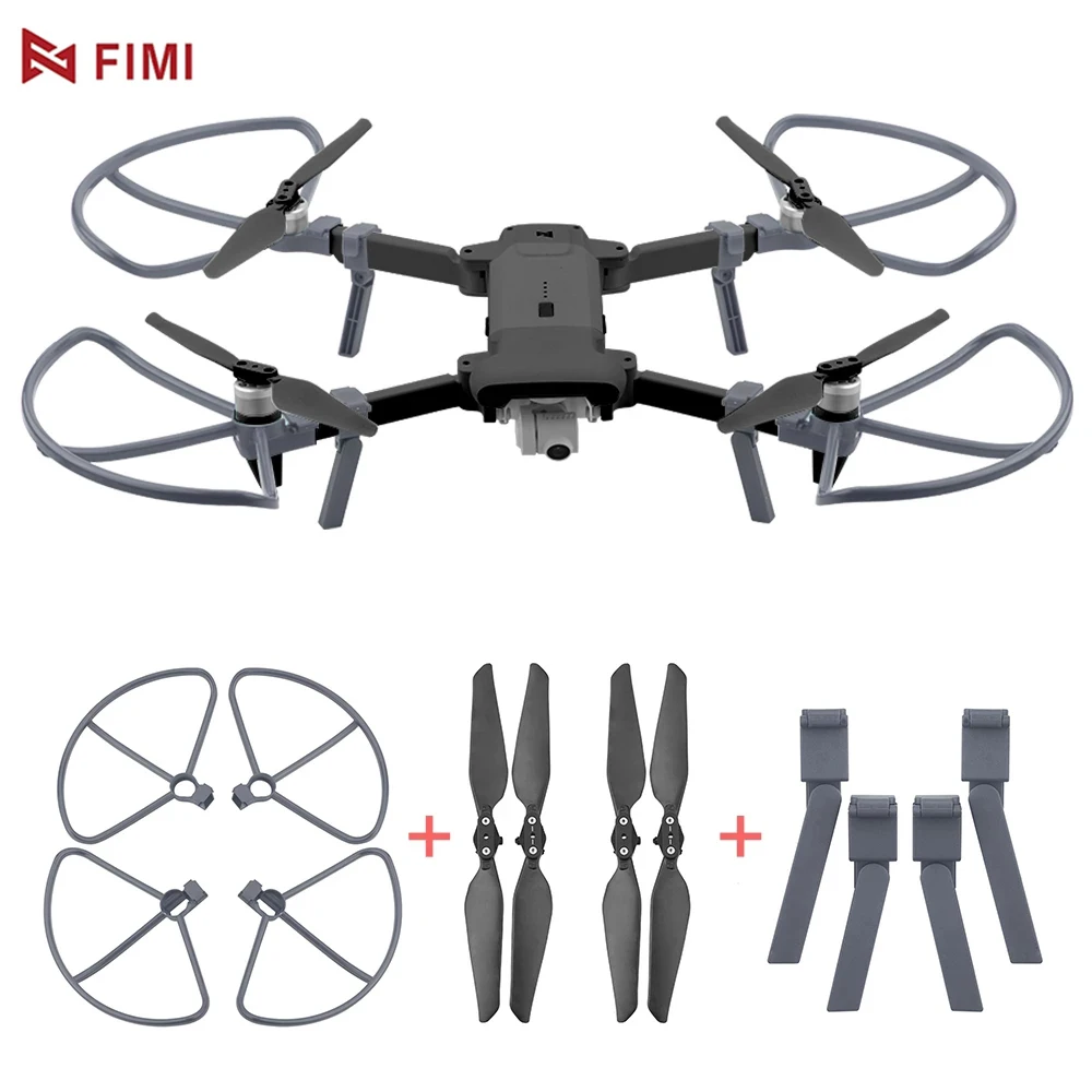 

FIMI X8 SE 2022 Propeller Guard Props Protector Ring Foldable Heightening Landing Gear for FIMI X8 SE Drone Accessory