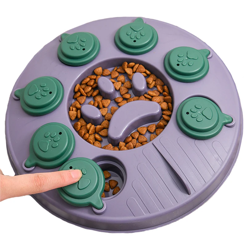 

Игрушки-головоломки для собак, интерактивные медленные кормушки, улучшают кошачьи и собаки, Обучающие диспенсеры для еды и снимают беспоко...