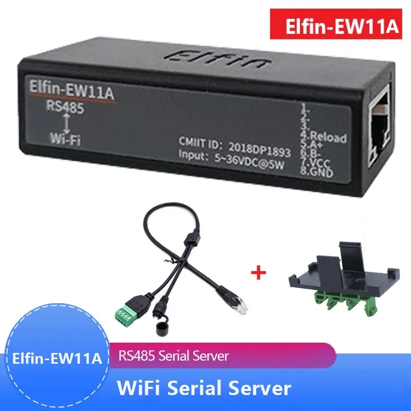 HF Elfin-EW11A последовательный порт RS485 для устройства Wi-Fi IOT Серверный модуль