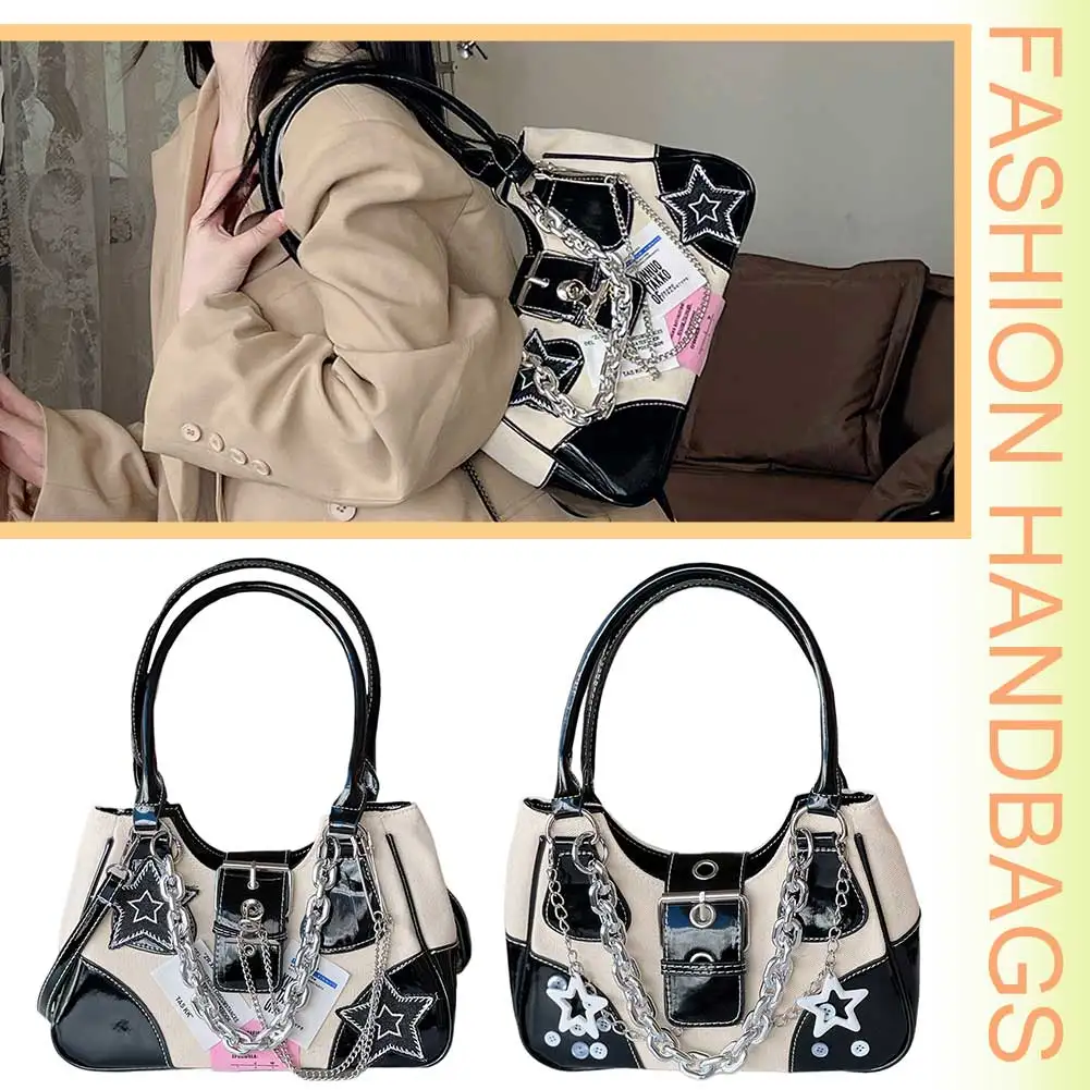 Женская сумка Y2K Star стильная на плечо большая вместительная милая крутая для