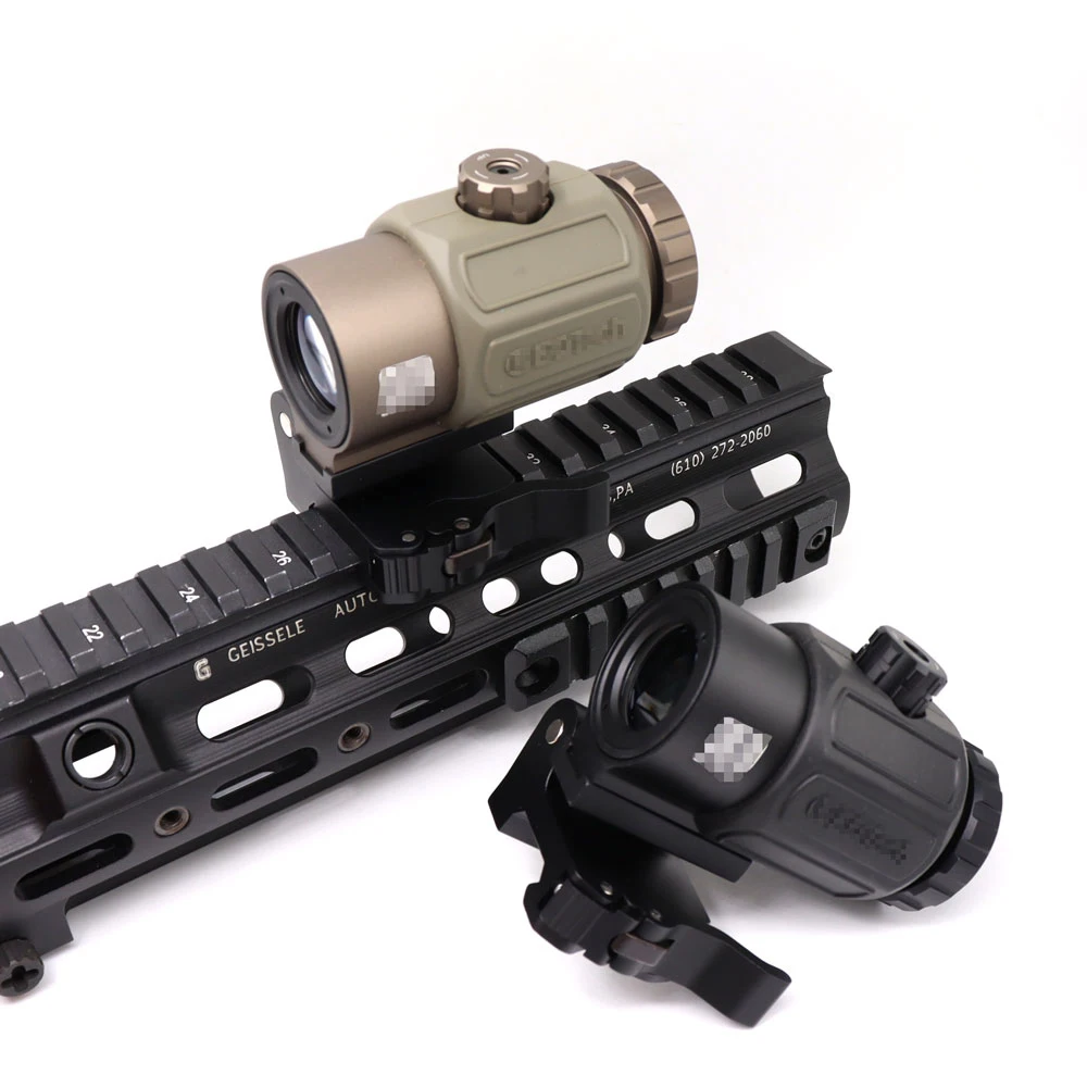 Тактический прицел с лупой G43 3x переключателем на сторону STS QD крепление подходит