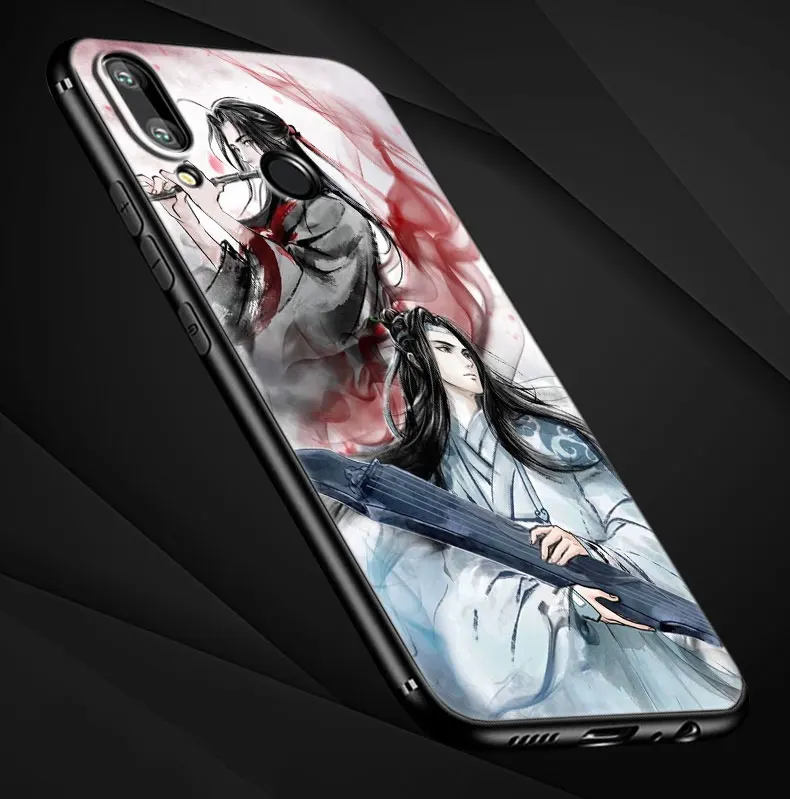 Чехол с аниме Mo Dao Zu Shi для Honor X6 4G X7 X8 X9 5G Huawei Y9 Y7 Y5 Y6 Y8 A S P Prime 2018 2019 черный мягкий
