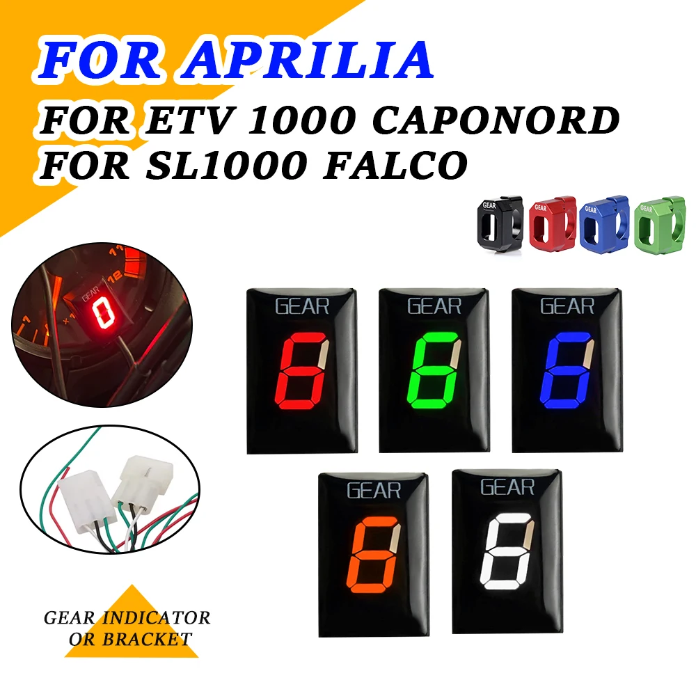For Aprilia SL 1000 Falco SL1000 ETV ETV1000 Caponord Motorcycle Accessories Gear Indicator Counter Display Speed Report