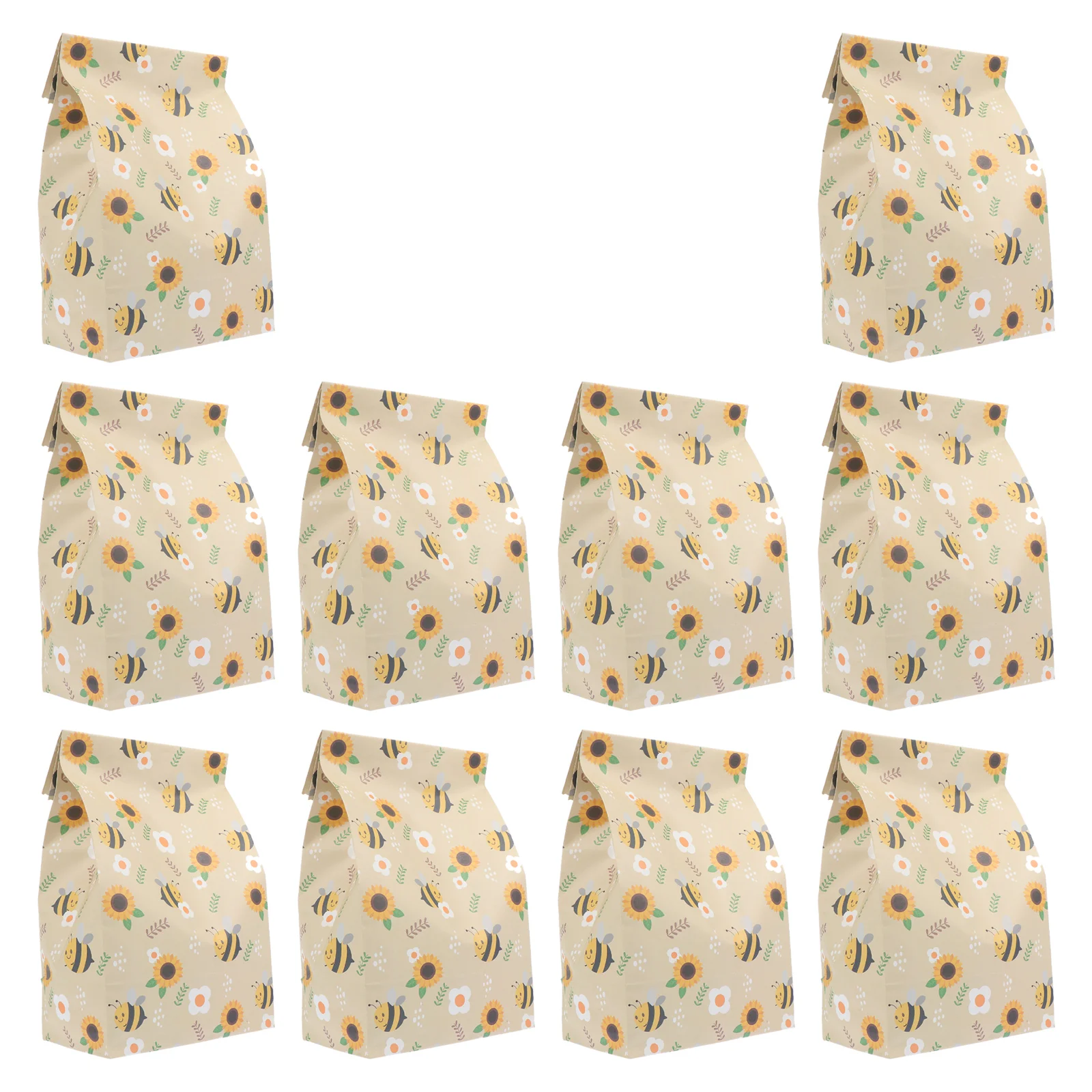 

10 Christmas Bags Bulk Christmas Present Bags Christmas Paper Bags Christmas Treat Bags Christmas Biscuit Bags