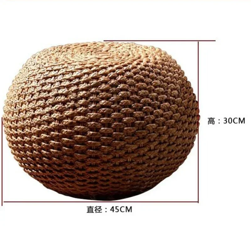 Круглый пуф османский табурет для макияжа аксессуары дома низкая скамейка