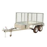 sell well 8x5 standard hot dip galvanized dualtandem axle box trailer in australia for family transport