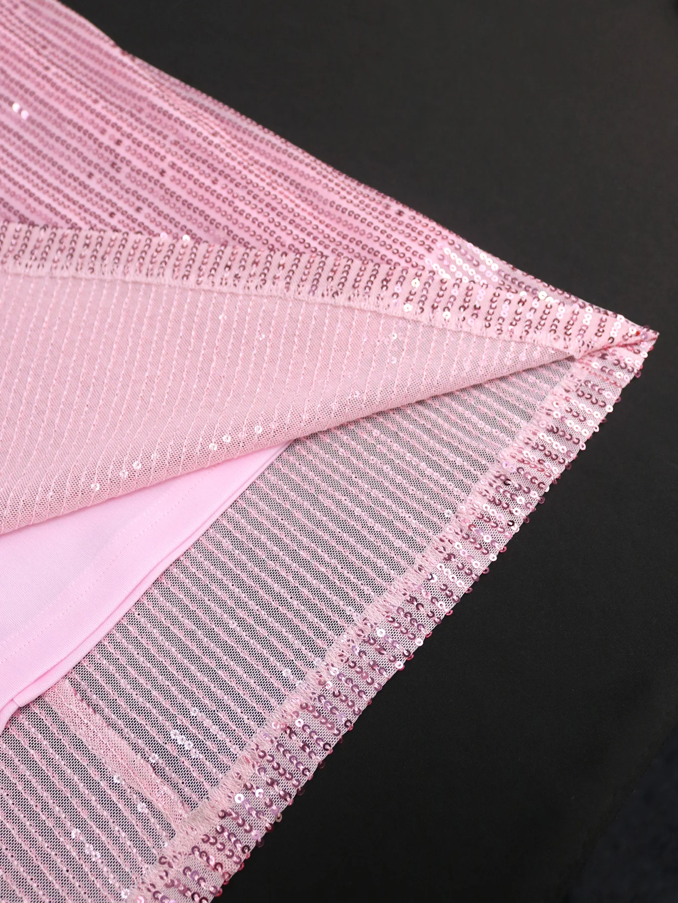 Women's Pink Party Long Dresses Sequins Cold Shoulder Bowtie Robe for Evening Birthday Wedding Guest Quinceanera Gowns Plus Size