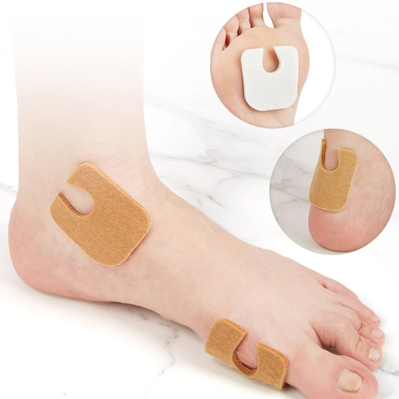 

1pair U-shap Sheep Felt Wool Multifunctional Paste Corn Paste Calluse Blisters Anti-wear Feet Free Paste Foot Isolation Pain