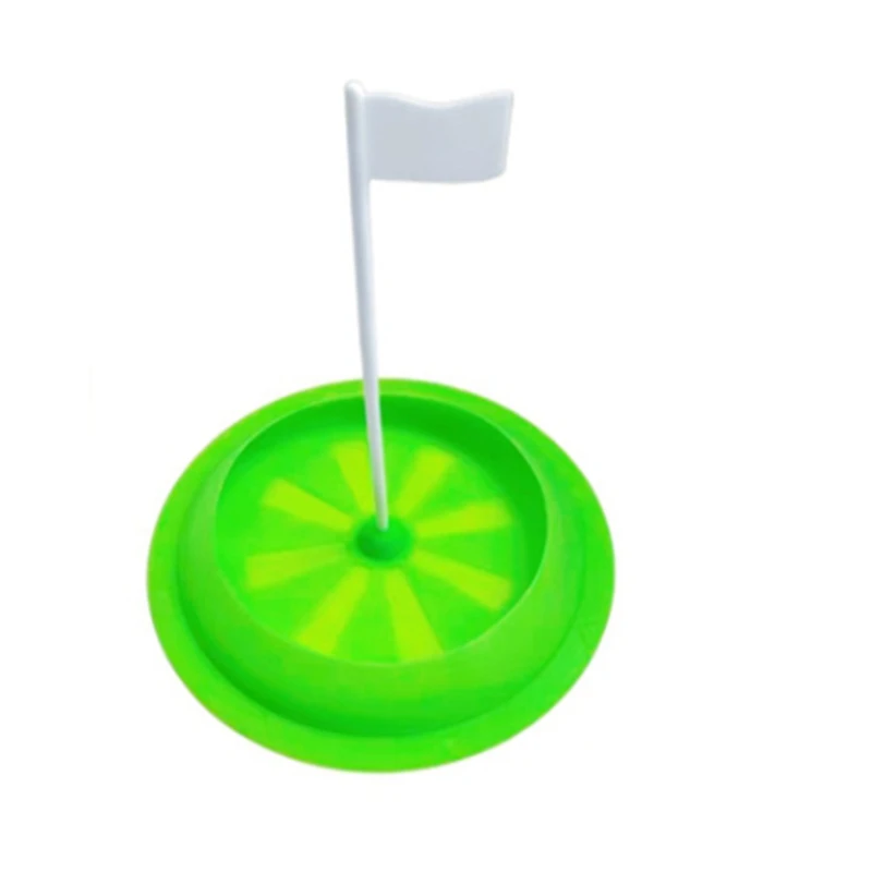 

Стакан для игры в гольф в любом направлении из мягкой резины с флагом-мишенью, стакан с отверстиями для гольфа, тренировочные пособия